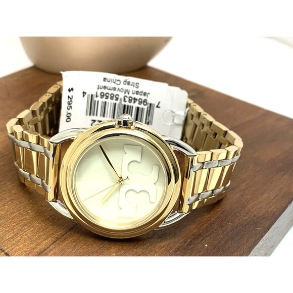 Tory Burch Womens Watch TBW7222 The Miller Quartz Cream Dial Two Tone Steel 32mm main image 11